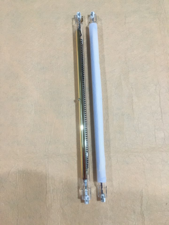 Certyfikat CE Lampa grzewcza z włókna węglowego 740 mm 220 V 1200 W
