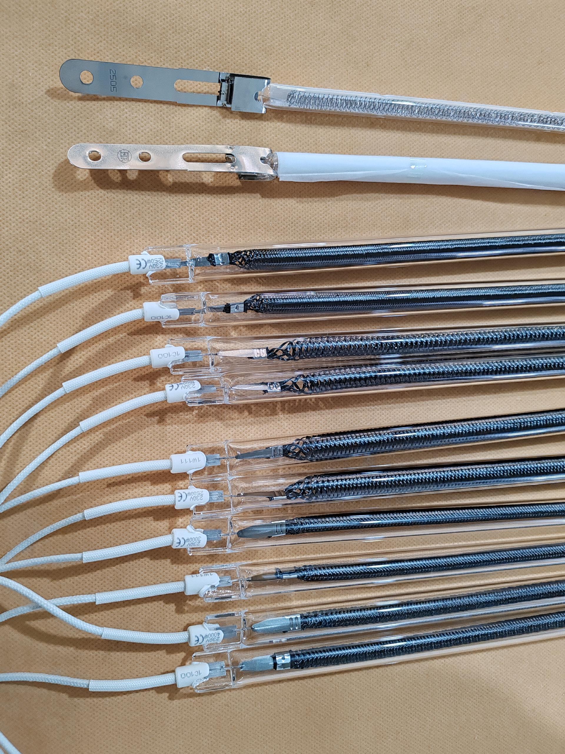 Karbon fiber kuvars ısıtıcı elemanı