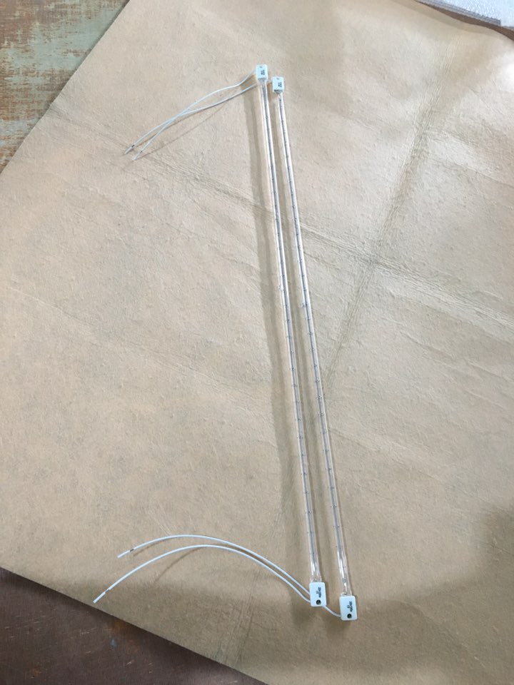 Lampa grzewcza na podczerwień daleką 220V 500W z włókna węglowego w kształcie litery M